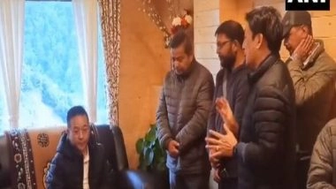 India News | Sikkim CM Prem Singh Tamang Visits Flood-ravaged Chungthang, Takes Stock of Relief Effort
