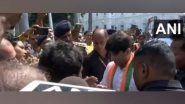 India News | Union Minister Jyotiraditya Scindia Meets BJP Workers Protesting over Ticket Distribution in Gwalior