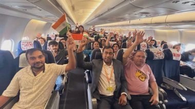 World News | 'Operation Ajay' Continues as Sixth Flight Carrying Indians Departs from Tel Aviv