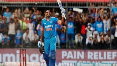 Sports News | ICC CWC 2023: Shubman Gill Becomes Fastest Player to Reach 2,000 ODI Runs