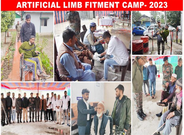 India News | Indian Army Organises Artificial Limb Fitment Camp in Kashmir's Budgam