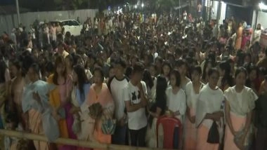 India News | Manipur: Devotees Throng Hiyangthang Lairembi Temple for 'Bor Puja' in Imphal