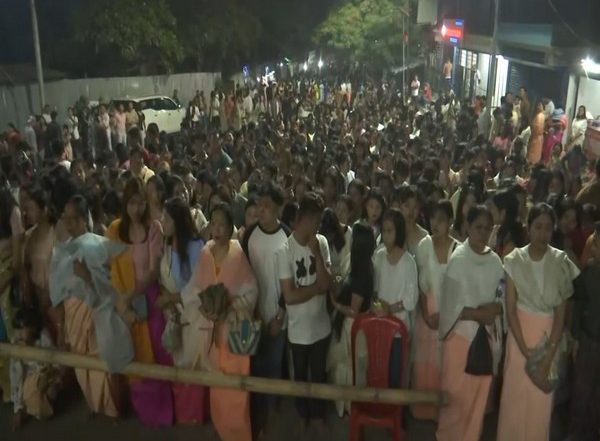 India News | Manipur: Devotees Throng Hiyangthang Lairembi Temple for 'Bor Puja' in Imphal