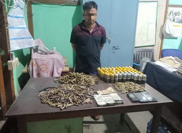 India News | Manipur Police Detains Active Member of Underground Group, Seizes Ammunition
