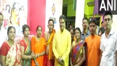 India News | Tripura CM Saha Goes Pandal-hopping in Agartala on 'Maha Ashtami'