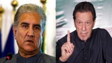 World News | Pakistan: PTI Chief Imran Khan, Vice Chairman Shah Mahmood Qureshi Charged in Cypher Case