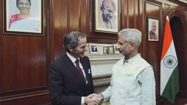 World News | EAM Jaishankar, IAEA Director General Discuss Developmental Significance of Nuclear Energy