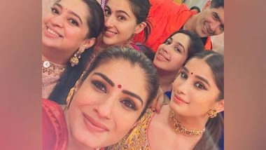 Entertainment News | Raveena Celebrates 'Ashtami' Festival with Rasha Thadani, Sara Ali Khan