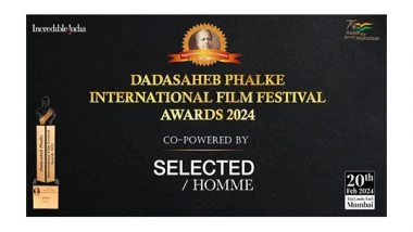 Business News | SELECTED HOMME Partners with Dadasaheb Phalke International Film Festival Awards 2024 to Celebrate Excellence in Cinema and Fashion