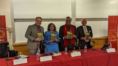 Business News | Indian Supreme Court at 75, the Future of Indian Democracy and Same-Sex Marriage in India: Dr Abhishek M. Singhvi Speaks at 10 American Universities