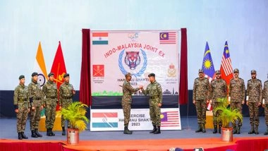 World News | Meghalaya: Indian, Malaysian Armies Participate in Exercise Harimau Shakti-2023