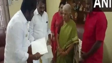India News | PM's Condolence Letter Handed over to Wife of Bangaru Adigalar