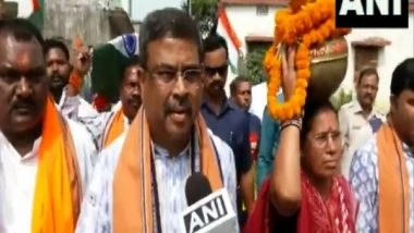 India News | Odisha: Dharmendra Pradhan Visits Birthplace of Freedom Fighter Veer Surendra Sai in Sambalpur