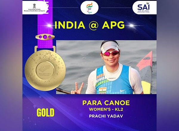 Sports News | Asian Para Games: Prachi Yadav Continues to Shine, Clinches Gold in Canoe Women's KL2 Event