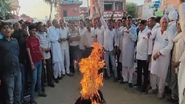 India News | Rajasthan: Dissatisfaction over Candidature of Independent MLA on Party Ticket, Cong Workers Protest in Mahwa