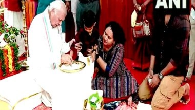 India News | Kerala Raj Bhavan Organises Vidyarambham Ceremony on Vijayadashmi Day