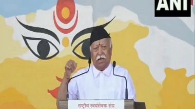 India News | RSS Chief Mohan Bhagwat Highlights India's G20 Presidency at 'Vijayadashmi Utsav' Event