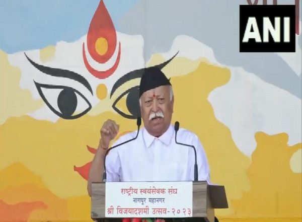 India News | RSS Chief Mohan Bhagwat Highlights India's G20 Presidency at 'Vijayadashmi Utsav' Event