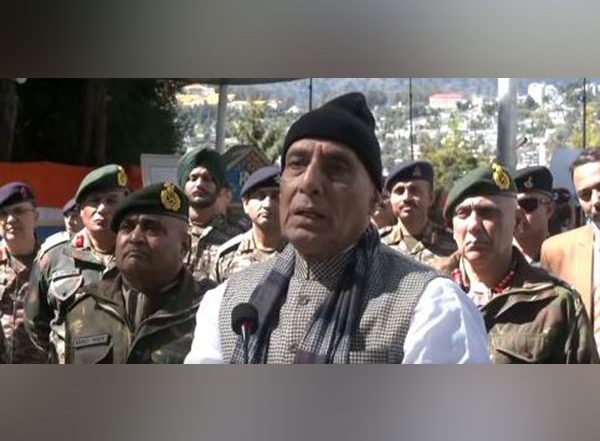 India News | Rajnath Singh Celebrates Vijayadashami with Troops in Arunachal's Bum La