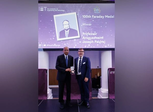 Business News | Pioneering Indian-American Scientist Arogyaswami Paulraj Honored as the 100th Recipient of the IET Faraday Medal