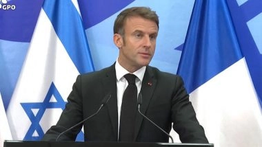 World News | Macron Calls for International Coalition Against ISIS to Be Expanded to Fight Hamas