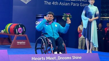 Sports News | Asian Para Games: Powerlifter Ashok Bags Bronze Medal for India