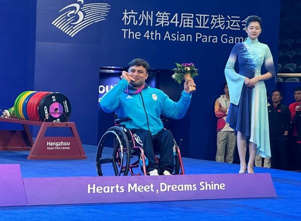 Sports News | Asian Para Games: Powerlifter Ashok Bags Bronze Medal for India