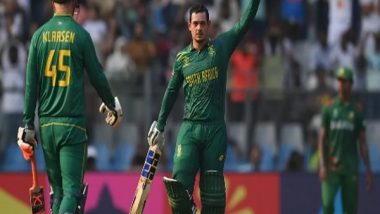 Sports News | Quinton De Kock Completes 12,000 International Runs Following His 174-run Knock Against Bangladesh