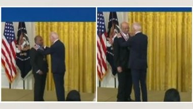 World News | President Biden Honours Indian-American Scientists for Lifesaving Medical Discoveries