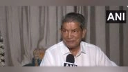 India News | Uttarakhand Former CM Harish Rawat Escapes with Minor Injuries After Car Collides with Divider