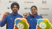 Sports News | Asian Shooting Championships: Sarabjot-Surbhi Secure 10 M Air Pistol Mixed Team Silver
