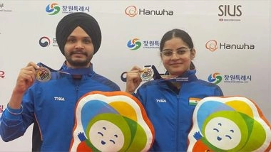 Sports News | Asian Shooting Championships: Sarabjot-Surbhi Secure 10 M Air Pistol Mixed Team Silver