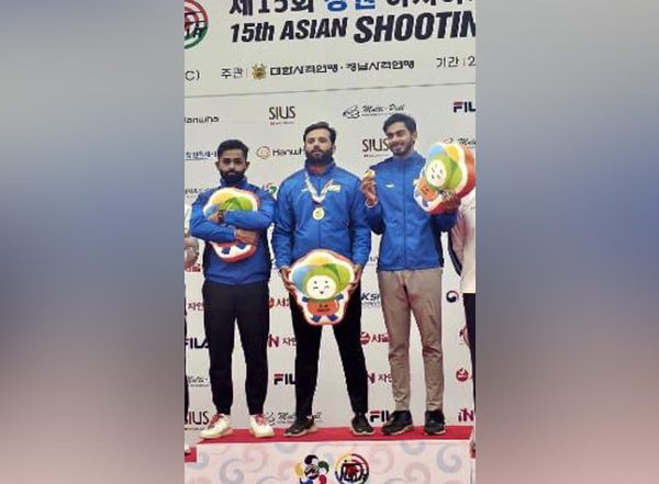Sports News |  Asian Shooting Championship: Anant, Gurjoat, Angad Clinch Gold in Men's Team Skeet