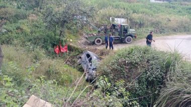 India News | Assam Rifles Recovers Vehicle Involved in Accident in Manipur