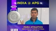 Sports News | Para Asian Games: Monu Ghanghas Secures Silver in Men's Discus Throw