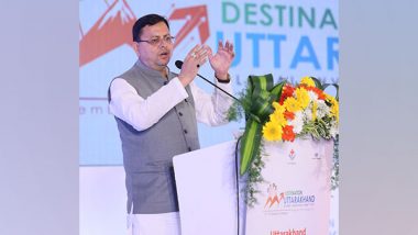 Uttarakhand Global Investors Summit 2023: CM Pushkar Singh Dhami Participates in Roadshow in Chennai, Meets Investors From Various Sectors (See Pics And Video)