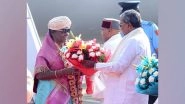 India News | President Murmu Arrives in Bengaluru, Received by Governor Thaawarchand Gehlot, CM Siddaramaiah
