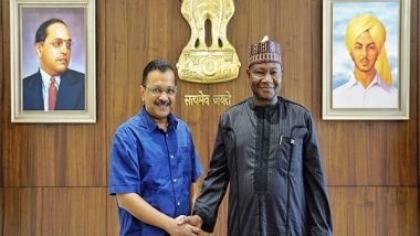 India News | Nigeria's High Commissioner Ahmed Sule Meets Delhi CM Kejriwal, 'asks' About Free Services