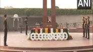 India News | Chief of Defence Staff Lays Wreath at National War Memorial on 77th Infantry Day