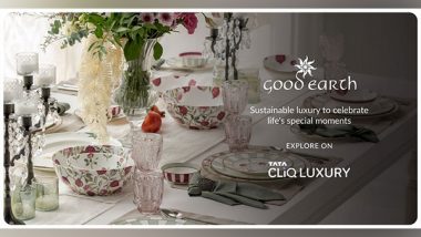 Business News | India's Leading Design House, Good Earth Expands Its Online Portfolio; Partners Exclusively with Tata CLiQ Luxury