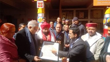 India News | Uttarakhand: Vice President Dhankhar Offers Prayers at Badrinath Dham