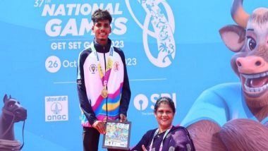 Sports News | Tribal Lad Babu Gaonkar Becomes Local Hero Claiming Modern Pentathlon Gold in Laser Run at National Games