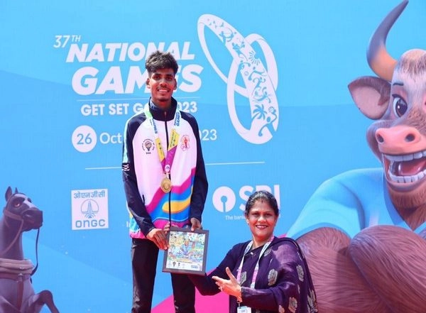 Sports News | Tribal Lad Babu Gaonkar Becomes Local Hero Claiming Modern Pentathlon Gold in Laser Run at National Games