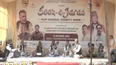 Entertainment News | Sufi Musical Charity Show Organised in Srinagar in Support of Artistes