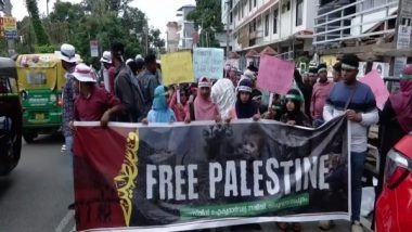 India News | West Bengal: Muslim Outfit Holds Protest Against Israeli Atrocities on Palestine