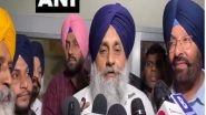 India News | Stubble Burning: Centre Should Provide Compensation, Says Sukhbir Singh Badal