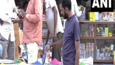 India News | Demand for Rangoli 'rise' in Gujarat's Rajkot Ahead of Diwali