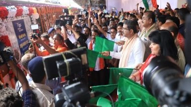 India News | Odisha: Dharmendra Pradhan Flags off 'Amrit Kalash Yatra' Train from Bhubaneswar