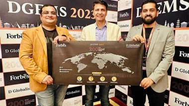 Business News | Skye Air Garners Global Recognition Among Forbes India's 200 Select Companies
