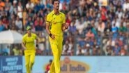 Sports News | Mitchell Starc's Wicket-taking Streak in ICC Cricket World Cup Ends Against New Zealand